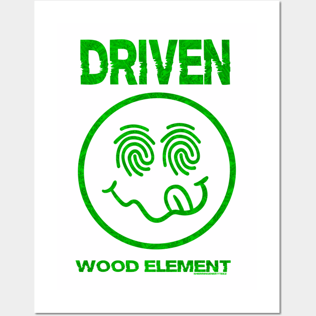 The Driven Wood Element Wall Art by SherringenergyTeez